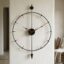 VEDAS Compass Arrow Clock | Decorative Wall Clock