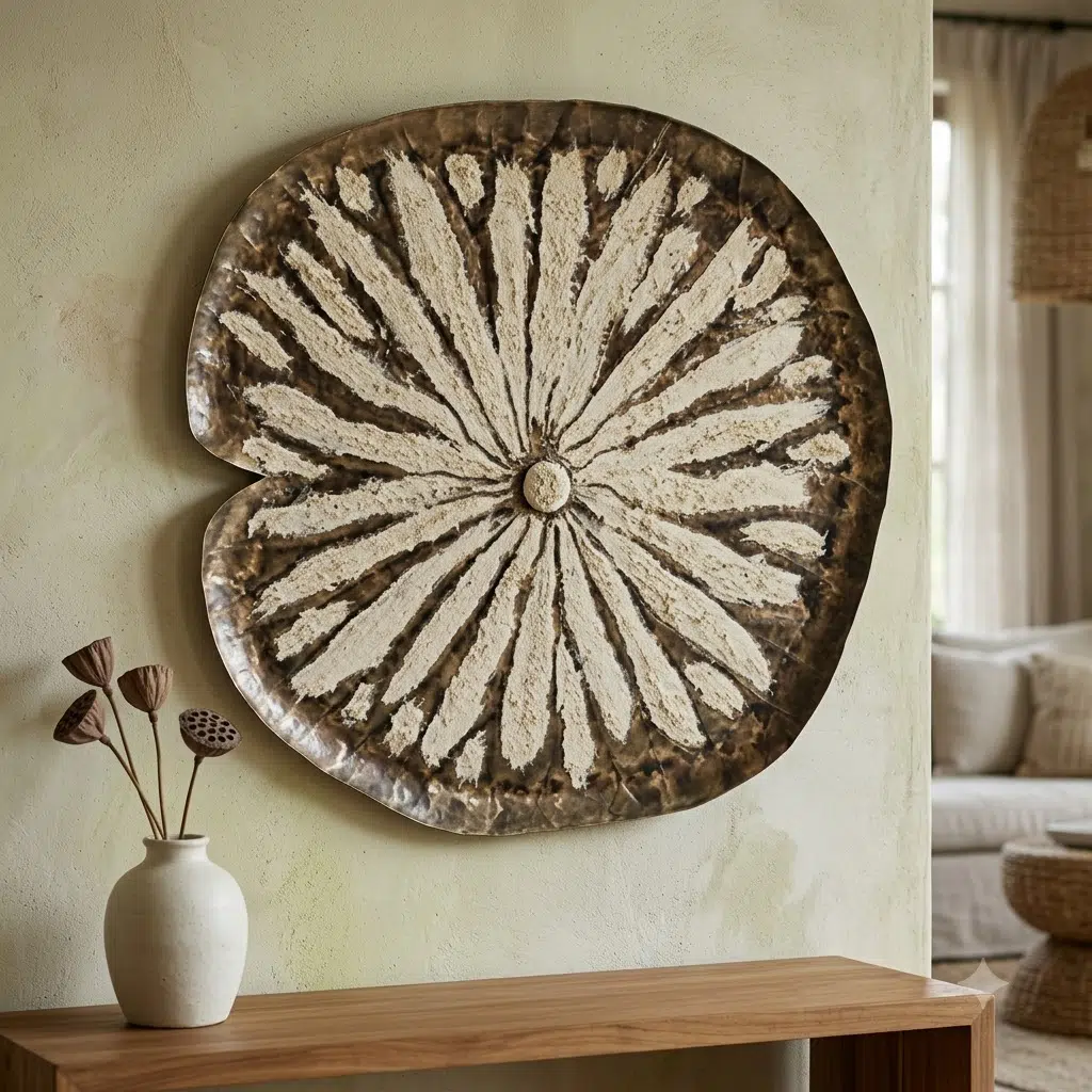 VEDAS W-Mushroom Big Wall Décor – Textured Abstract Botanical Wall Accent for Living Room, Bedroom & Office Medium - Image 3