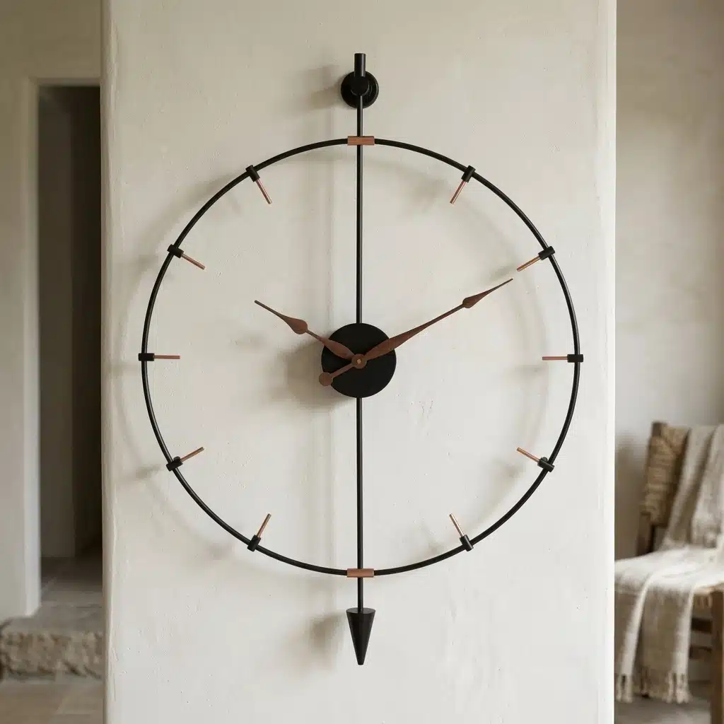 VEDAS Compass Arrow Clock | Decorative Wall Clock