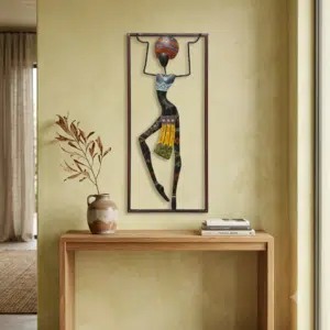VEDAS Tara Dancing Lady Wall Décor | Tribal Woman Decorative Wall Art for Living Room, Bedroom & Hall